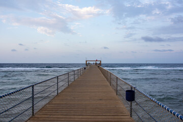 Obraz premium pier in the sea