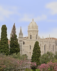 Jeronimos monastery and praca do imperio, Belem, Lisbon