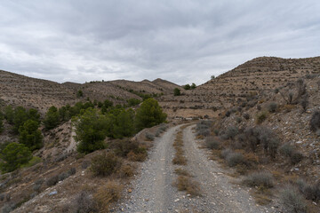 mountainous landscape in the province of Almeria
