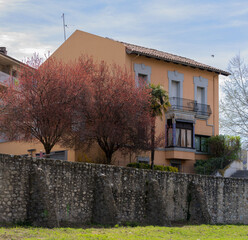 old house in the town