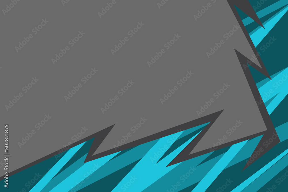 Poster minimalist background with overlapping zigzag pattern and with some copy space area