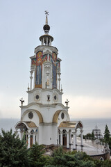 Temple-lighthouse of St. Nicholas the Wonderworker. Russia, Crimea
