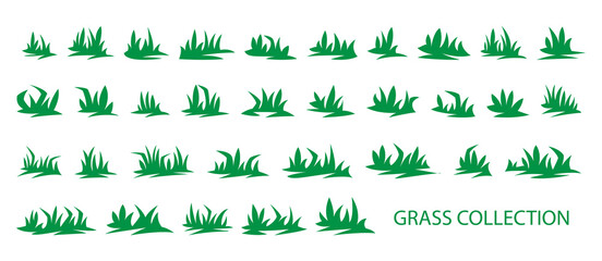 Green grass collection