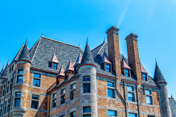 Colonial architecture in Old Montreal, Canada