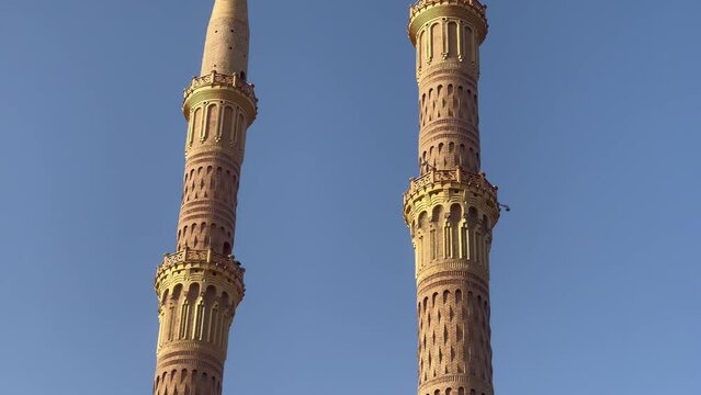 Al Mustafa Mosque, Sharm El Sheikh, 4k cinematic footage, Sinai, Egypt