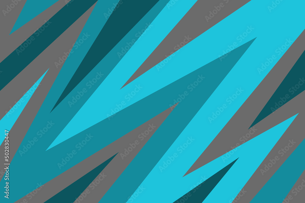 Poster simple background with gradient and colorful zigzag pattern