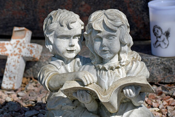 friedhof, grabdekoration