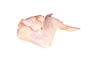 chicken wing fresh isolated on white background