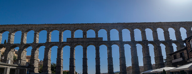 Acueducto romano de Segovia - obrazy, fototapety, plakaty
