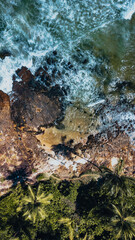 Praia Litoral Itacaré Bahia Nordeste Tropical Brazil Mar Oceano Azul Verde Natureza Mata Atlântica Coqueiros Banhistas Férias Viagem 