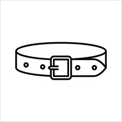 buckle icon. backpack buckle vector. metal belt buckle vector icons on white background