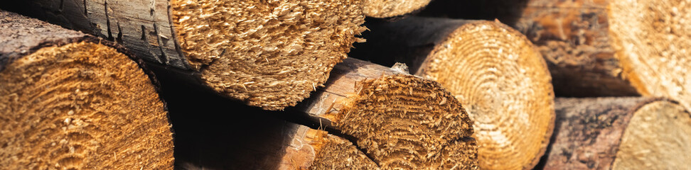 pattern of firewood for the firebox, background of chopped logs
