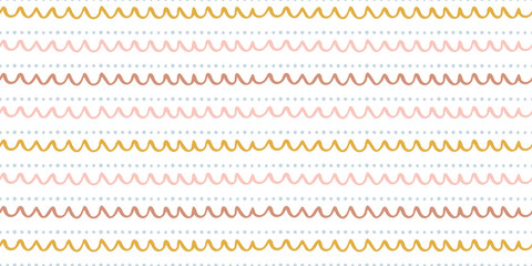 Vector seamless surface pattern design Childish background