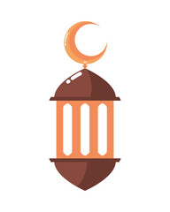 arabic lamp with moon