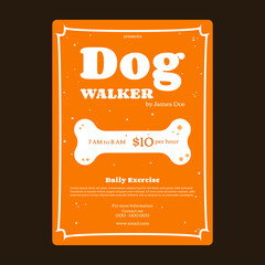 Dog Walker Flyer