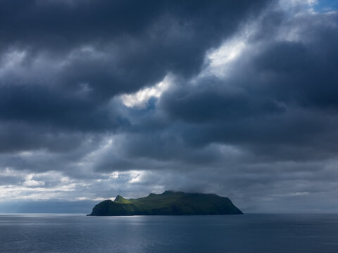 île De Mykines Aux îles Féroé