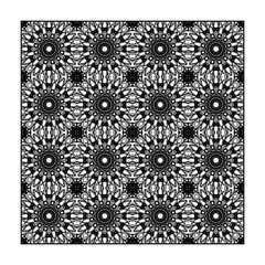 Mandala seamless pattern floral ornament