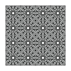 Seamless pattern floral ornament.