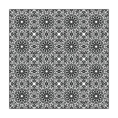 Seamless pattern floral ornament.