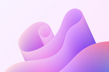 Abstract dynamic liquid gradient shape vector background. Minimalist curved design. Geometric twisted graphic texture