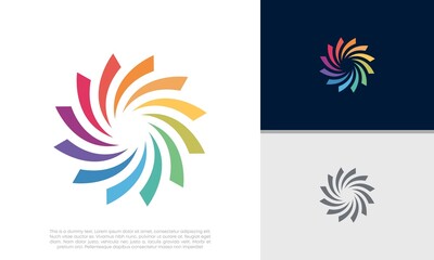 Fototapeta na wymiar Global Community Logo Icon Elements Template. Community human Logo template vector. Community health care. Abstract Community logo