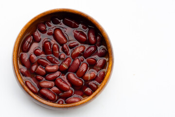 Sweet boiled red beans, Delicious dessert
