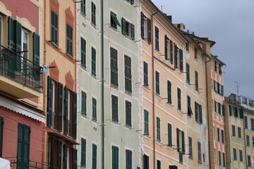Facades in Camogli