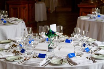 wedding table setting