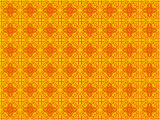 アジア調パターン07（黄色）