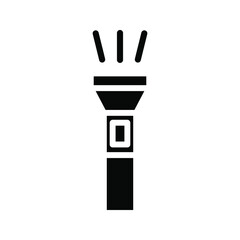  flashlight icon color editable on white background