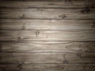 Old dark brown wood wall for seamless wood background and texture.