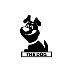 illustration of a dog. dog design animal logo vector