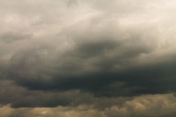 Fototapeta premium overcast sky. heavy and dark thunderclouds. sky before the rain.