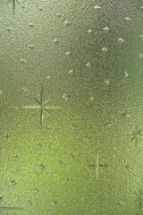 レトロなガラス窓