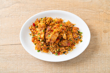 roasted crispy belly pork with salt and chili