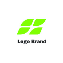 letter B and S logo, natural concept design.