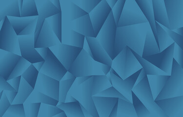 blue gradient geometric abstract polygon wallpaper for presentation business, cover design 