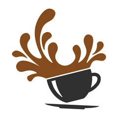 splash coffee cup icon