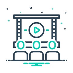 Mix icon for cinema