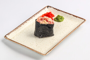 Japanese traditional sushi with tuna