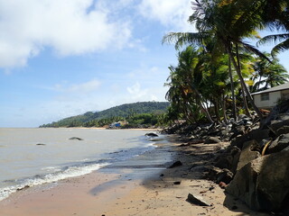 Plage remire Guyane