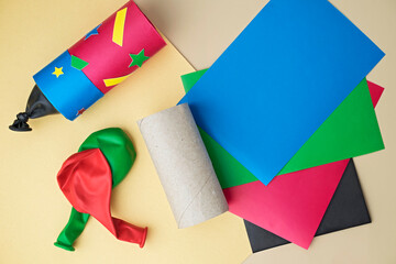 DIY paper cracker, paper craft for Juneteenth day, toilet roll recycle
