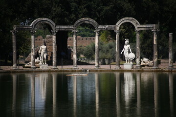 Villa Adriana, Tivoli,Roma - obrazy, fototapety, plakaty