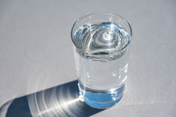 グラスに入った水