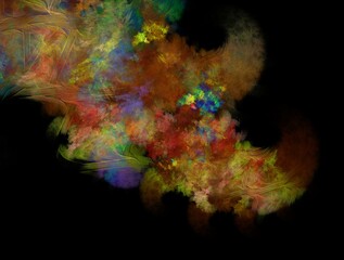 Imaginatory fractal abstract background Image