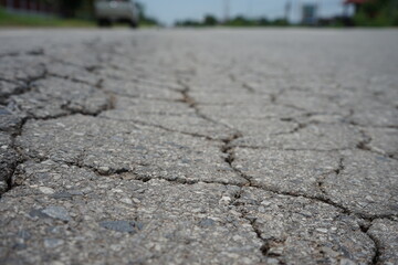 Damaged roads are dangerous for road users.