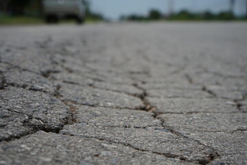 Damaged roads are dangerous for road users.