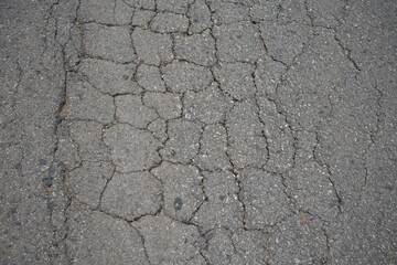 Damaged roads are dangerous for road users.