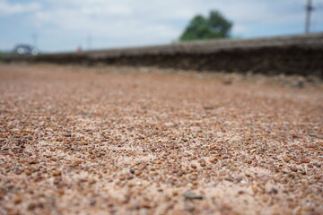 blurry road construction layer SOIL AGGREGATE SUBBASE