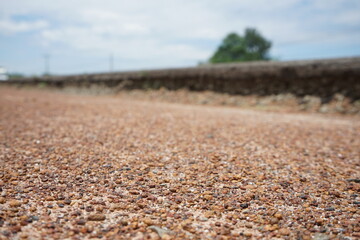 abstract road surface gravel used for road construction presentations